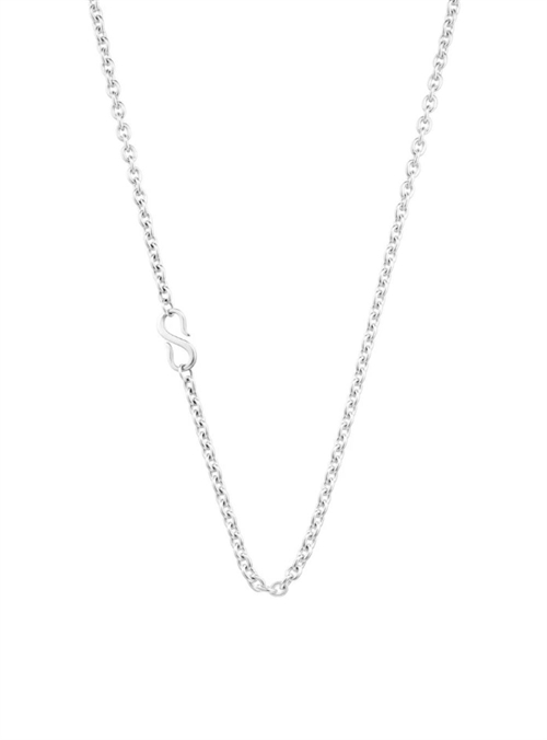 KINRADEN CABLE CHAIN 50 CM STERLING SILVER
